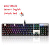 Original Motospeed CK104 RGB Gaming Mechanical Keyboard Russian English Red Blue Switch Backlit Keyboard Anti-Ghosting for Gamer